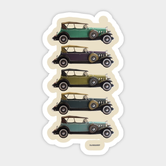 Five Cadillacs Sticker by DaJellah